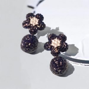 BLUE FLORAL DROPS